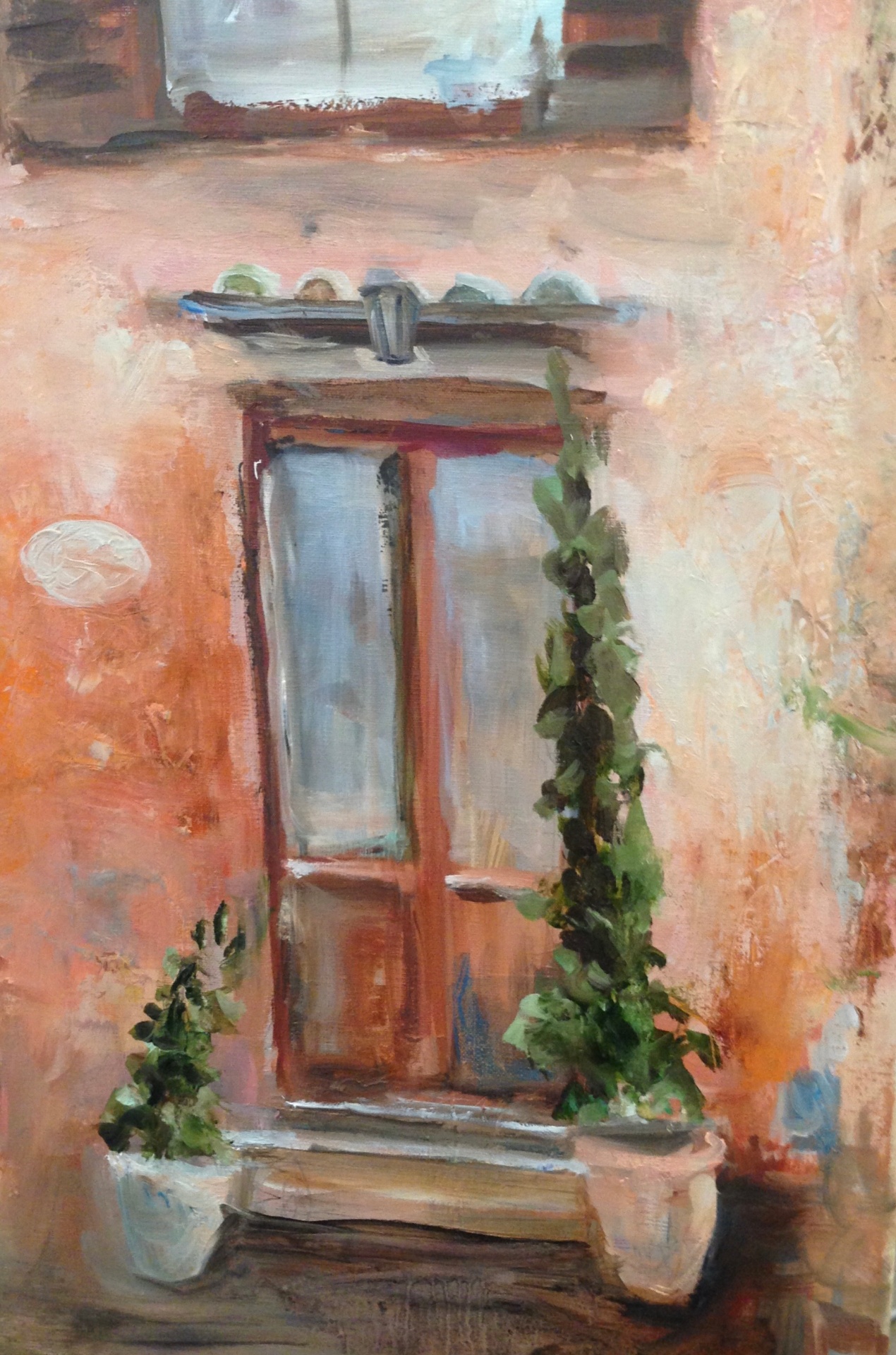 Athens Doorway by Margo M. Johnson