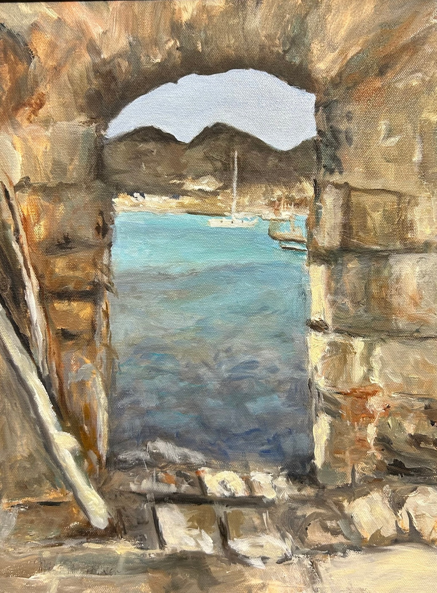 Favignana Archway by Margo M. Johnson