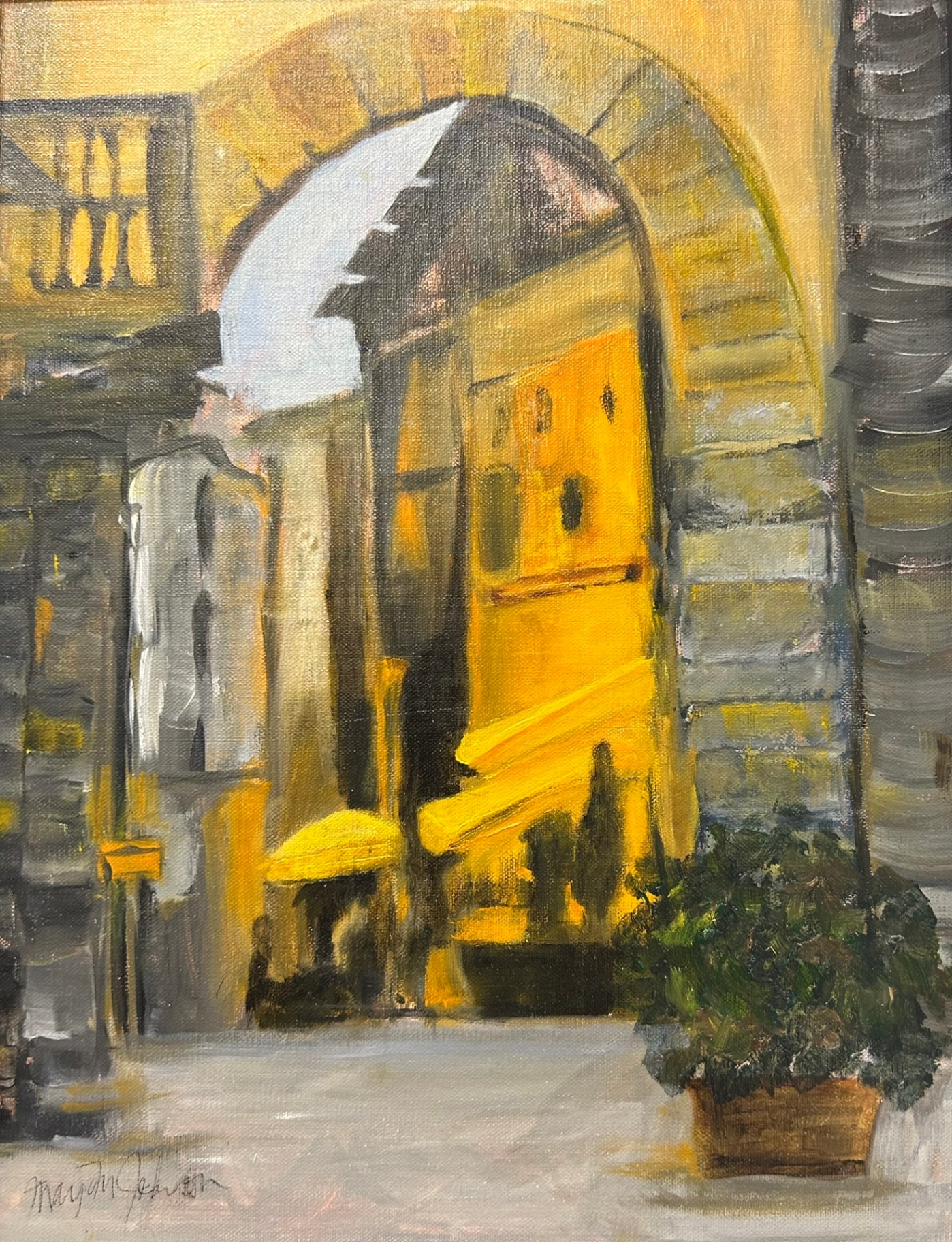 Dinner in Rome by Margo M. Johnson