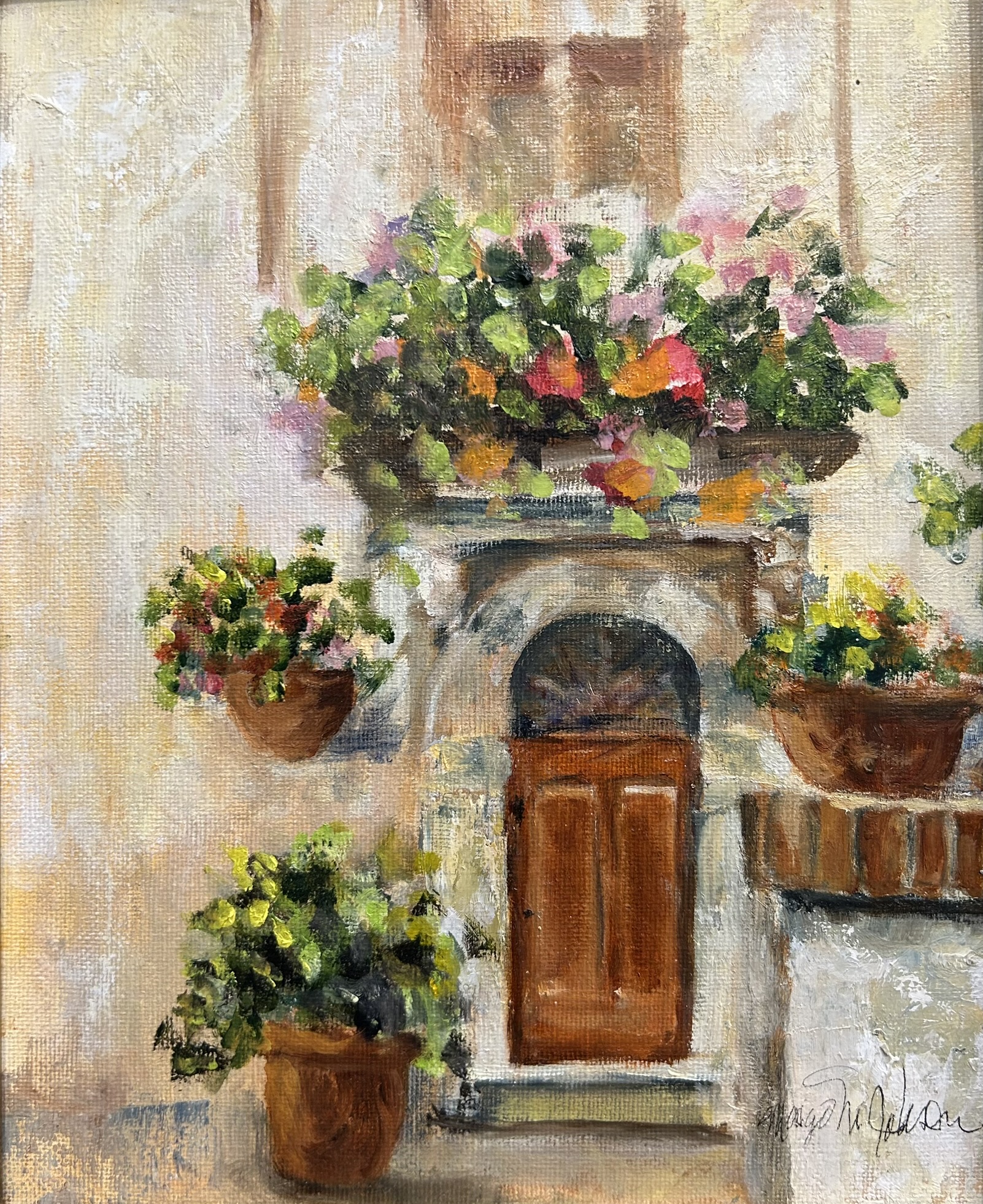 Springtime in Cortona by Margo M. Johnson