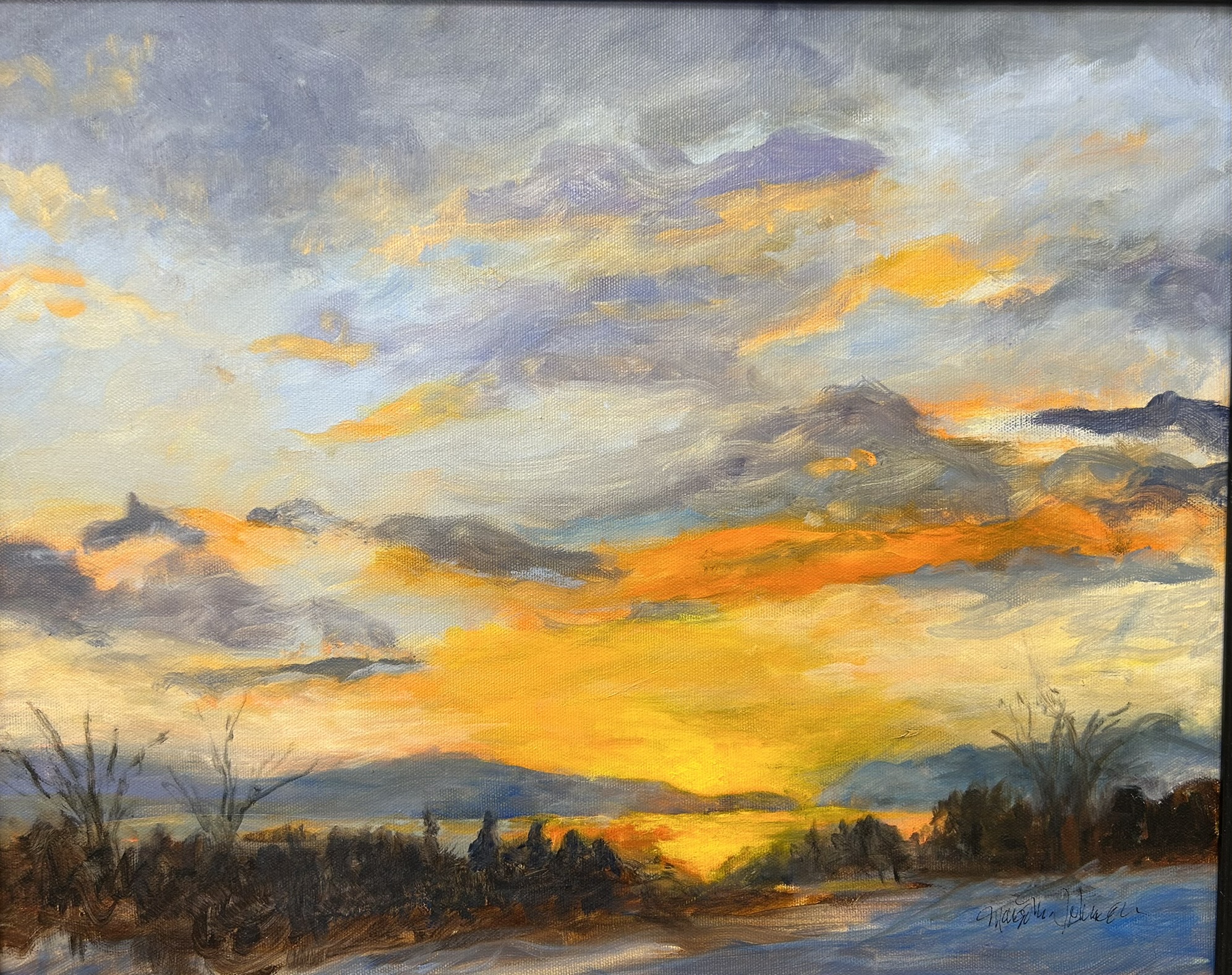 Sunset in New Castle by Margo M. Johnson