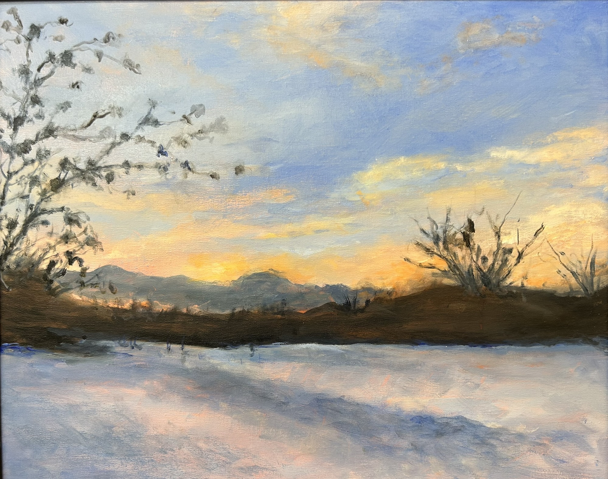Winter Sunset by Margo M. Johnson