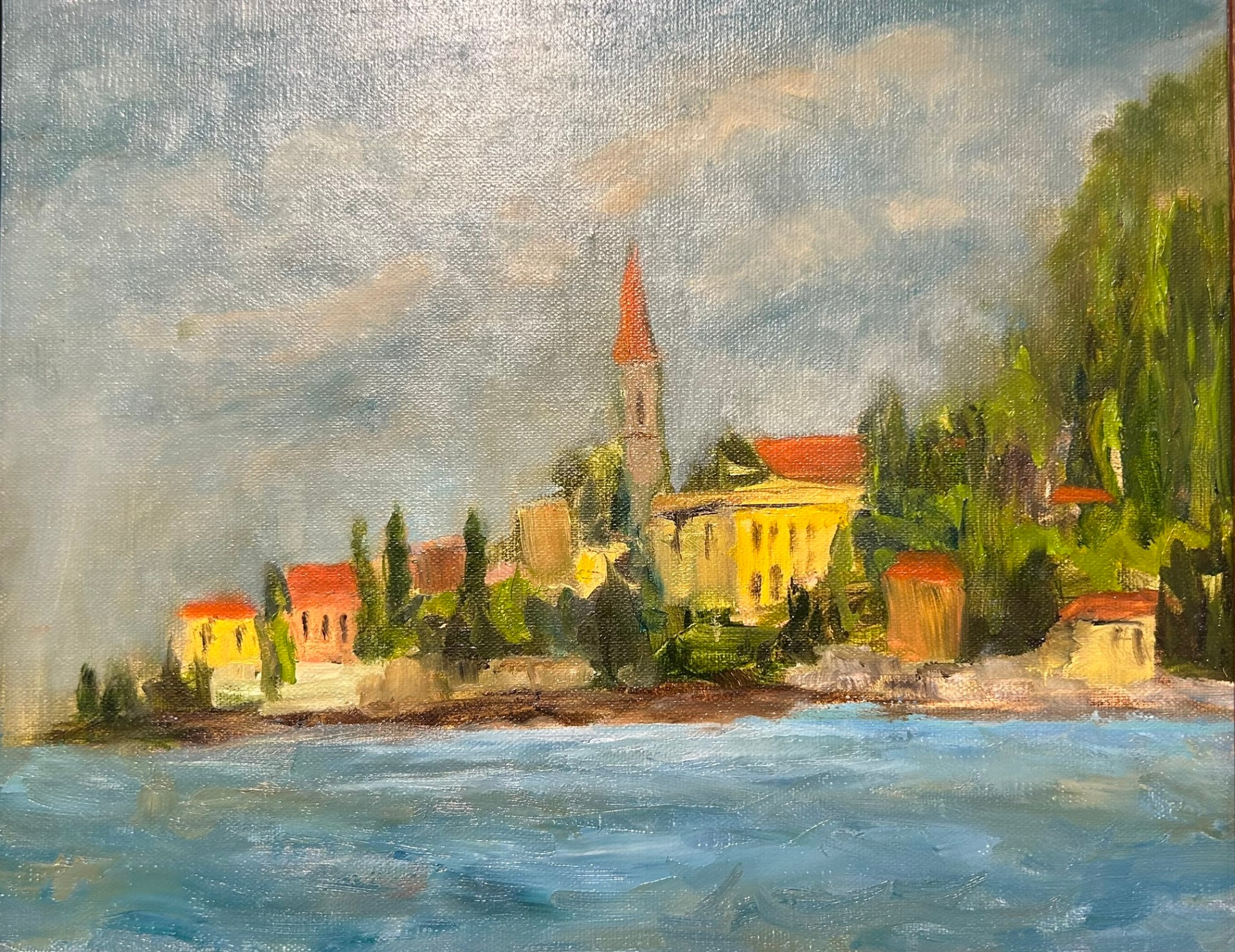 Cortona Bridge View by Margo M. Johnson