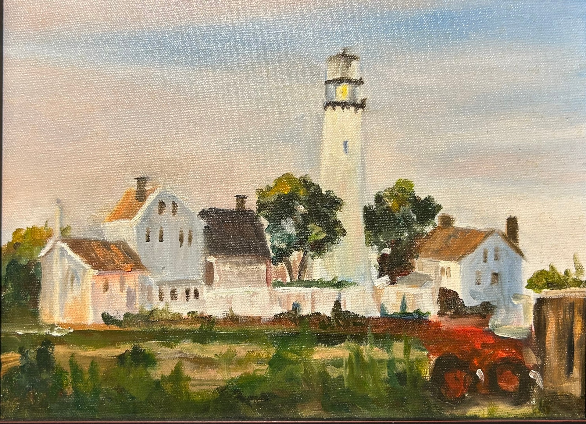 Fenwick Lighthouse by Margo M. Johnson