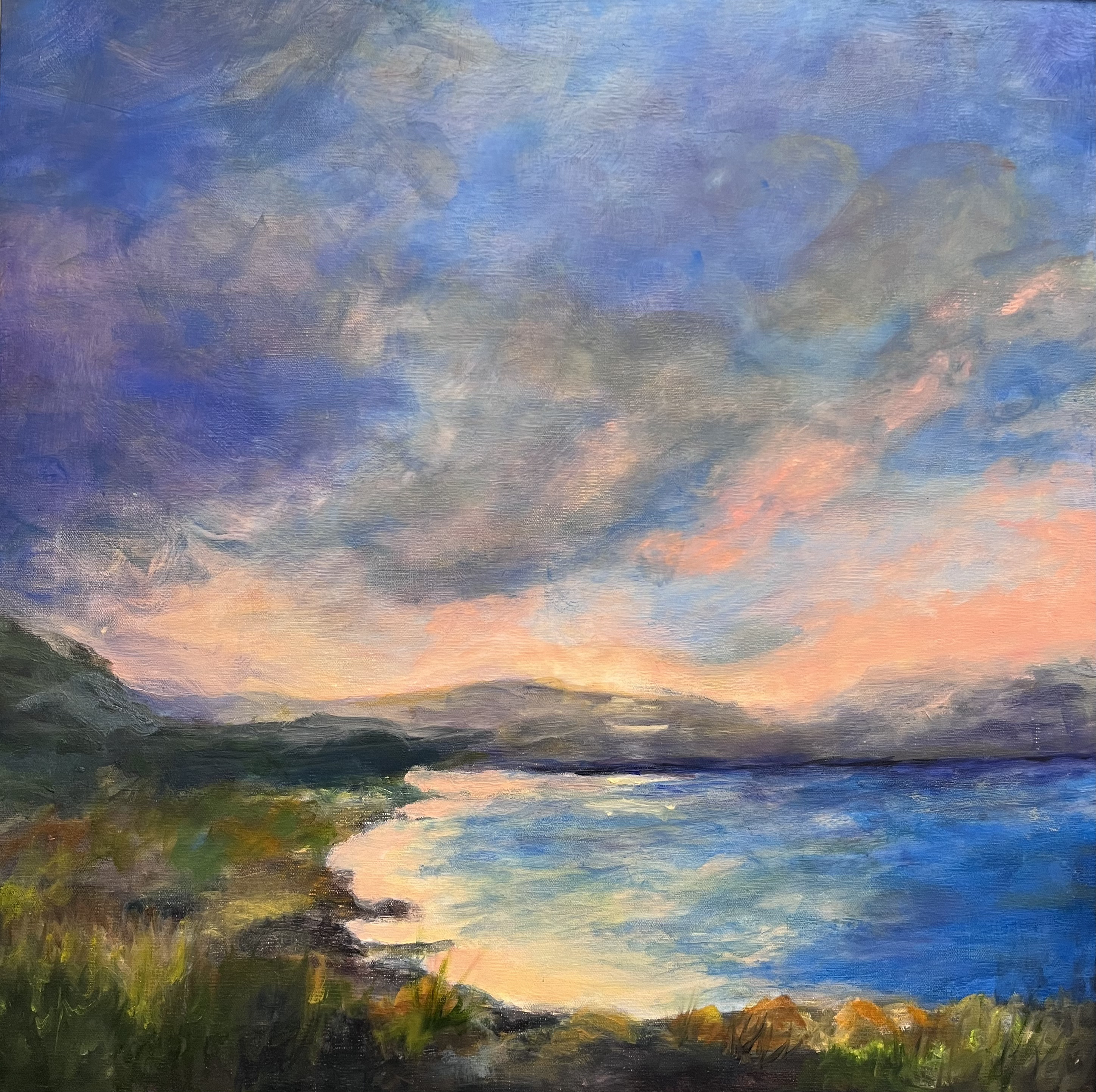 Greek Sunset by Margo M. Johnson